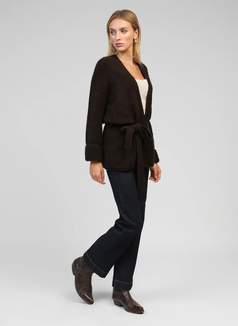 GILET LOUNA chocolat