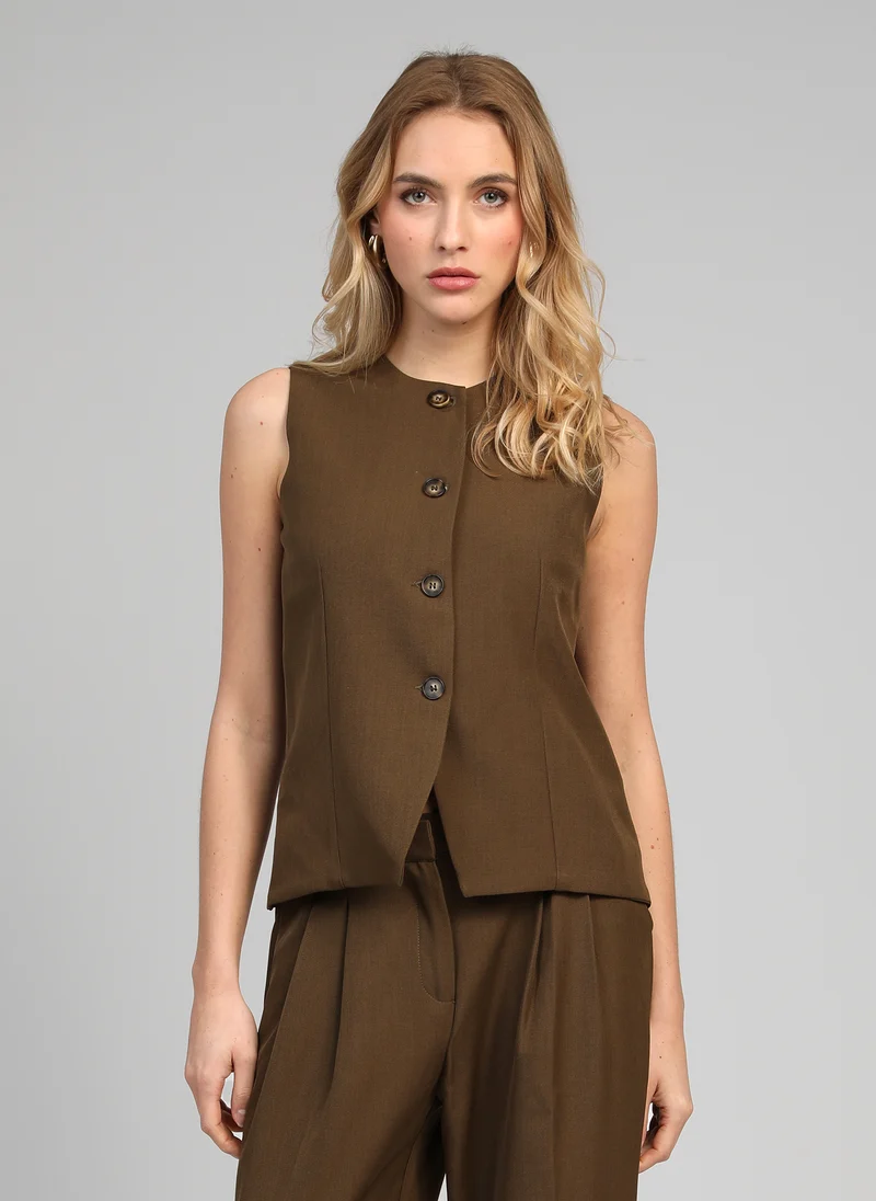 GILET DE COSTUME ZOLA militaire