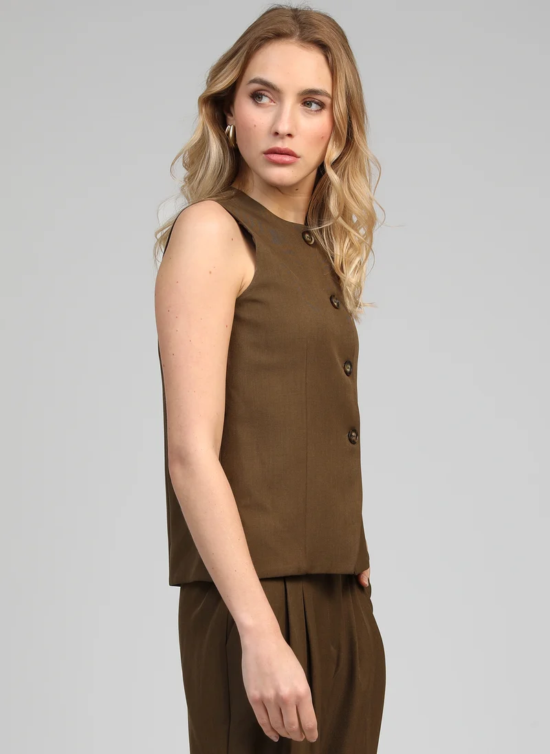 GILET DE COSTUME ZOLA militaire
