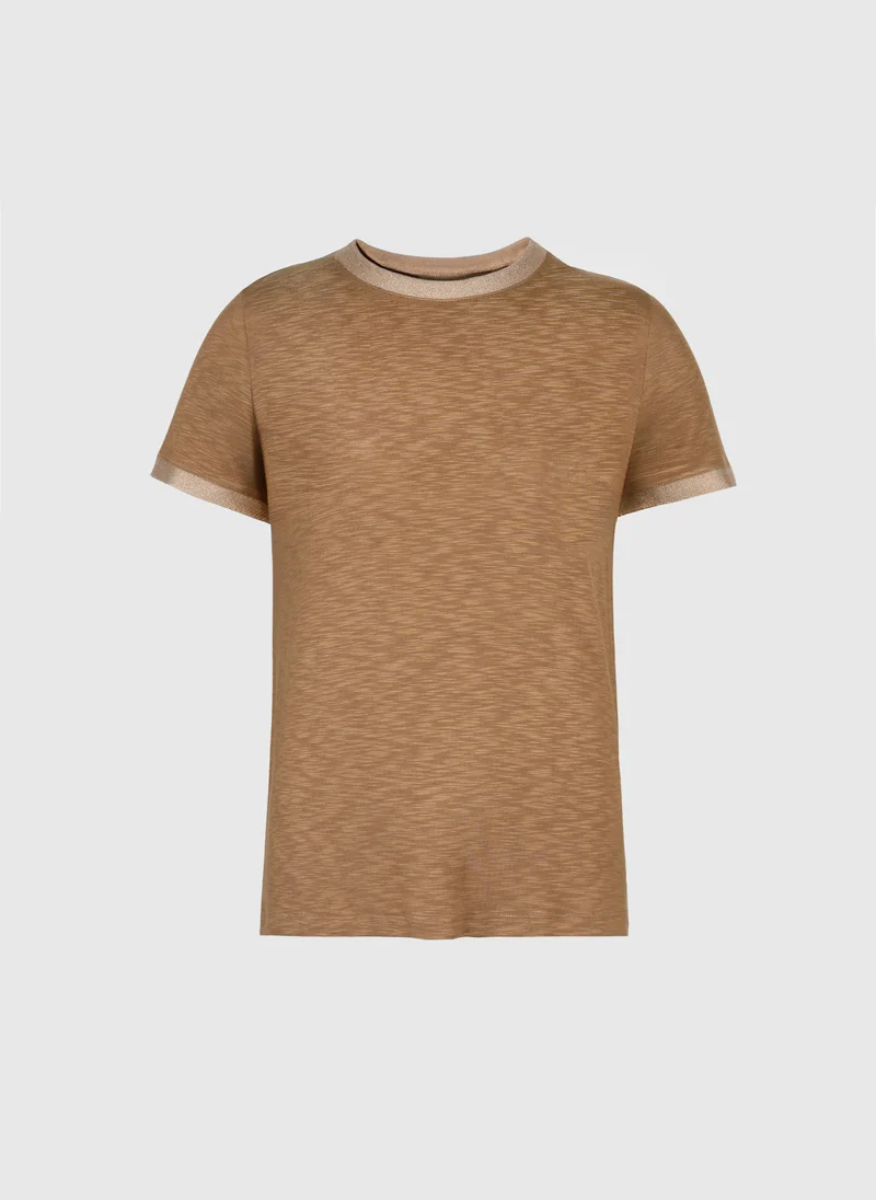 T-SHIRT TIXANA cognac