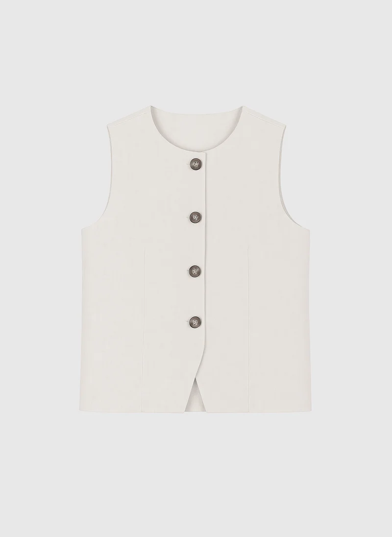 GILET DE COSTUME ZOLA lin