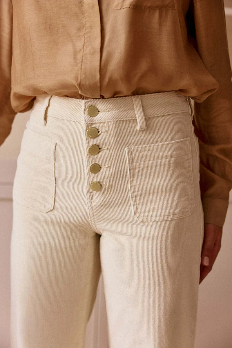 Atlanta - Pantalon large en velours