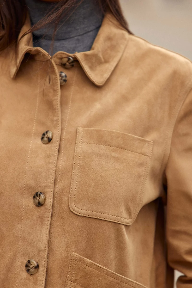Fauline - Veste en cuir