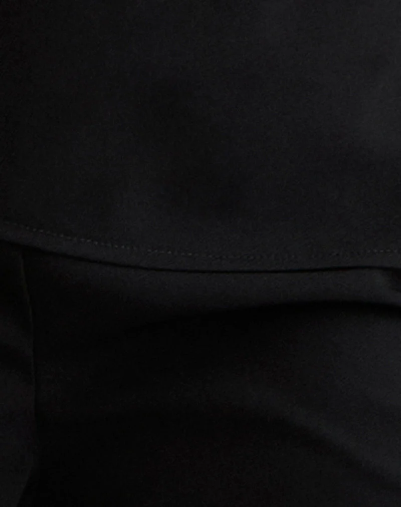 Pantalon Faria en tailleur noir
