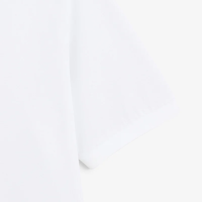 Polo piqué manches courtes 100% coton blanc Lucas
