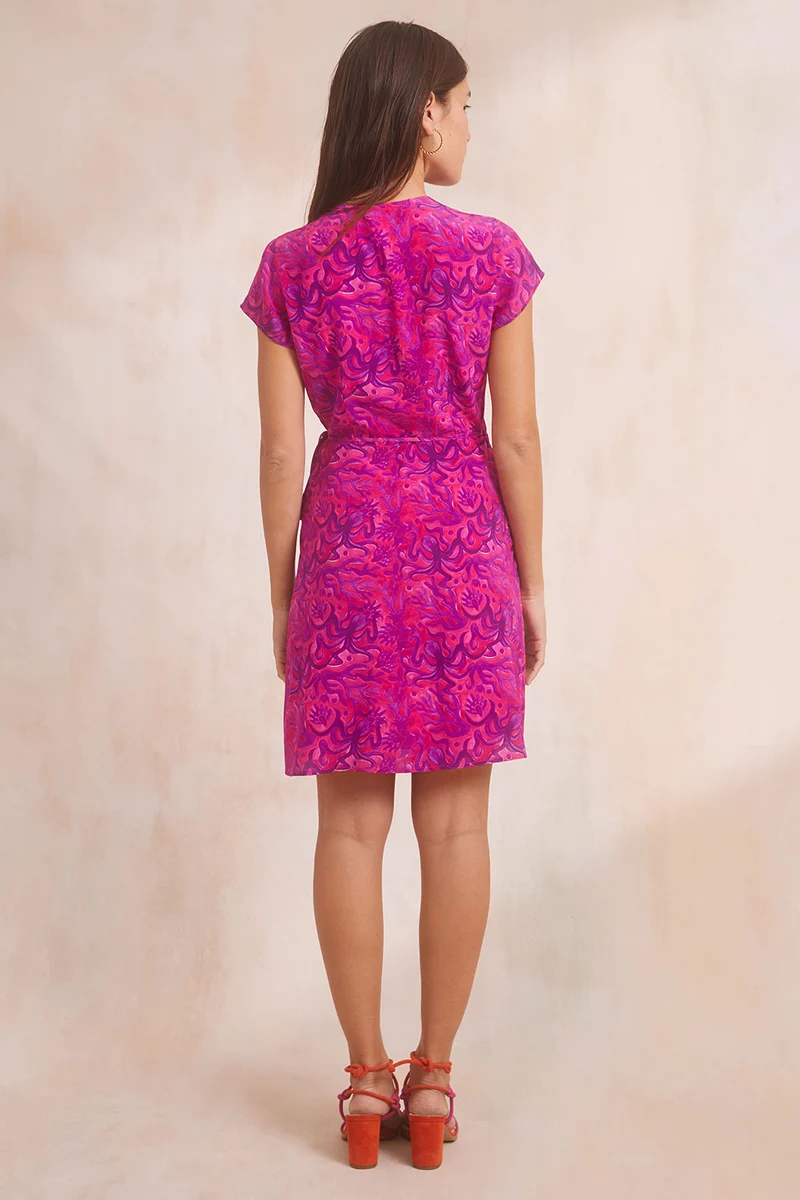 Robe Malicieuse en soie Polpo