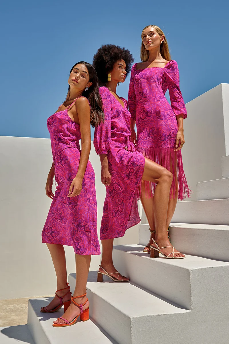 Robe Fatale en soie Polpo