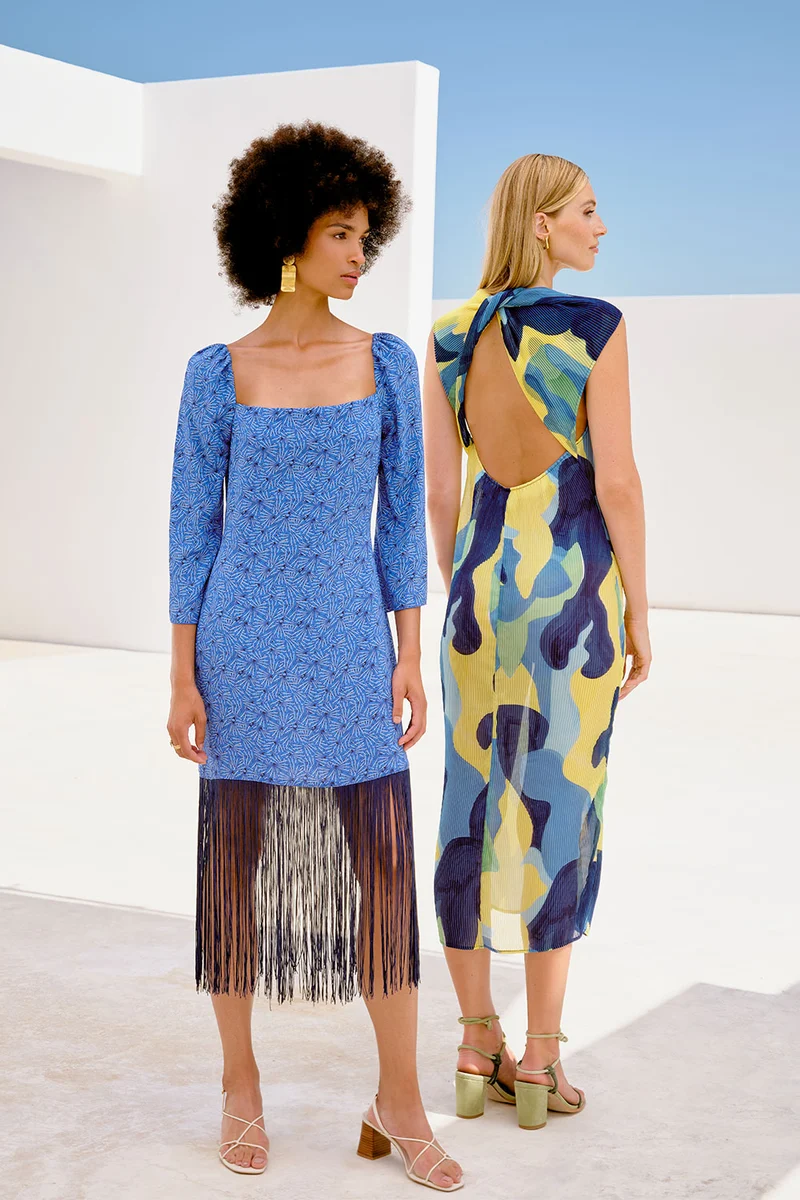 Robe Sérénade en soie La Mer