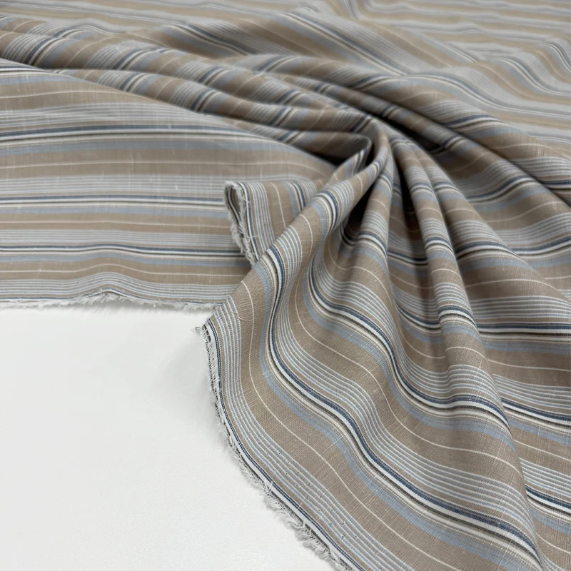 Tissu Chambray, Lin Viscose - Limpo