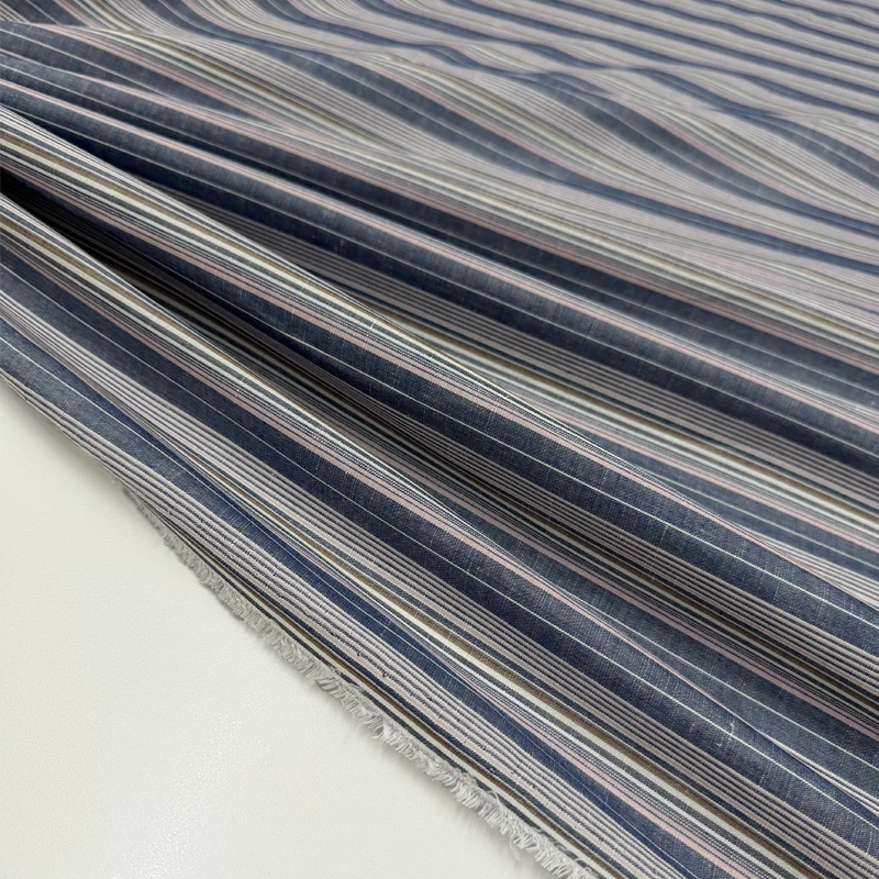 Tissu Chambray, Lin Viscose - Limpo