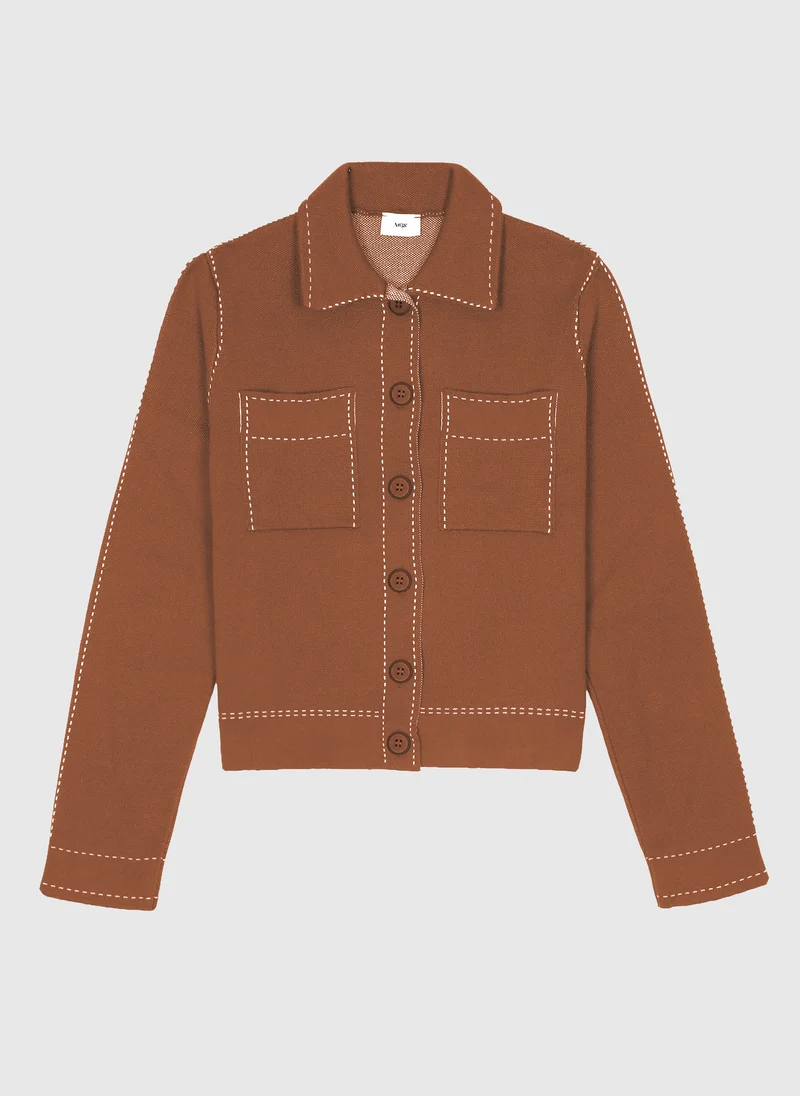 GILET LECLINT marron