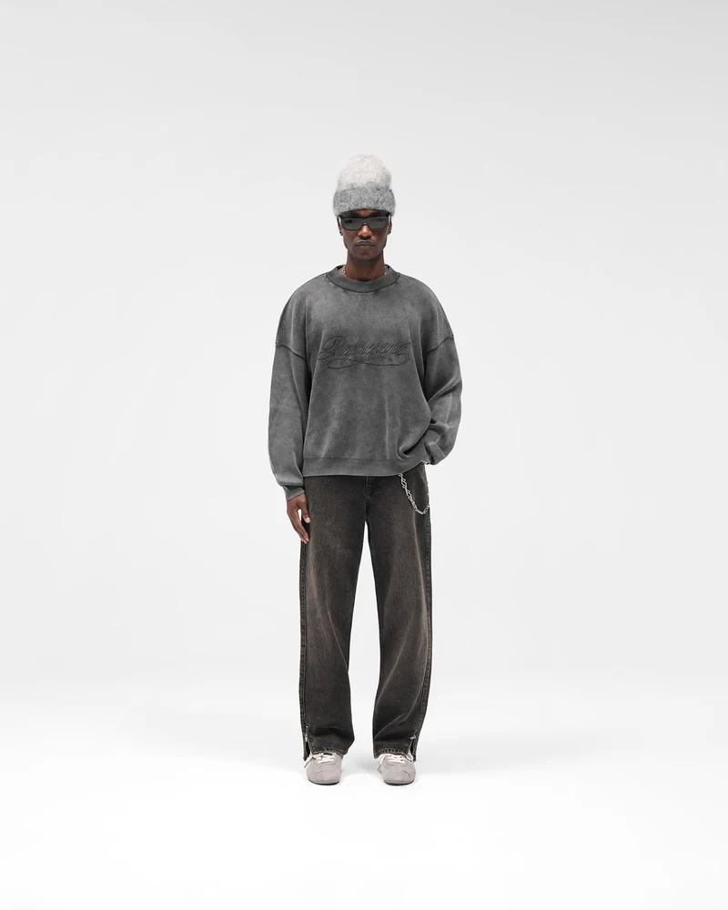 R2S Split Denim - Soot