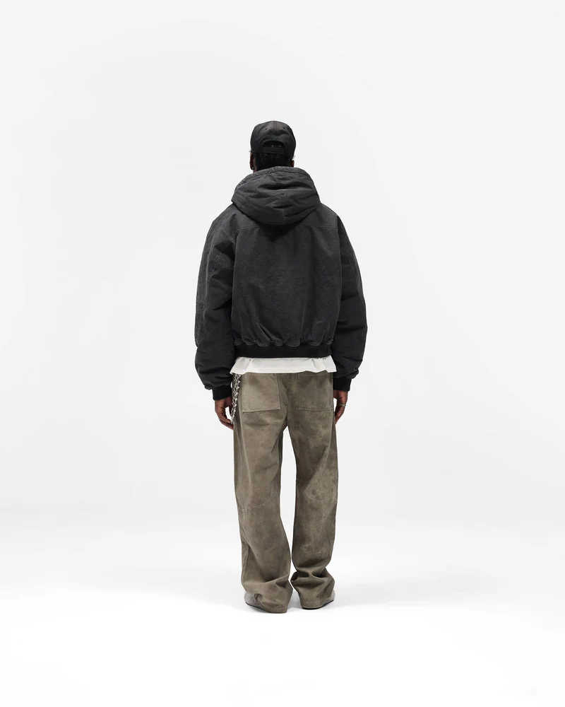 Cotton Workwear Pant - Dark Olive
