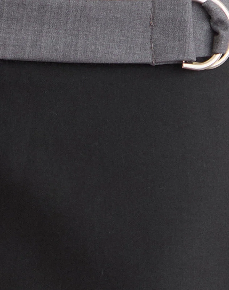 Pantalon Anansi, coupe sur mesure, noir