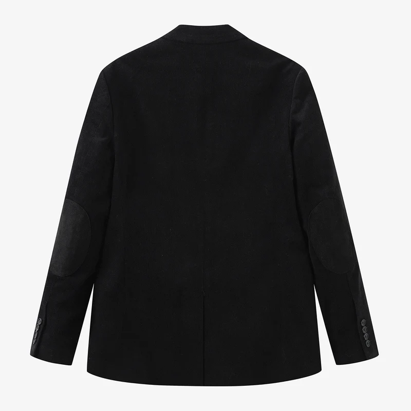 Veste blazer Henri en velours noire