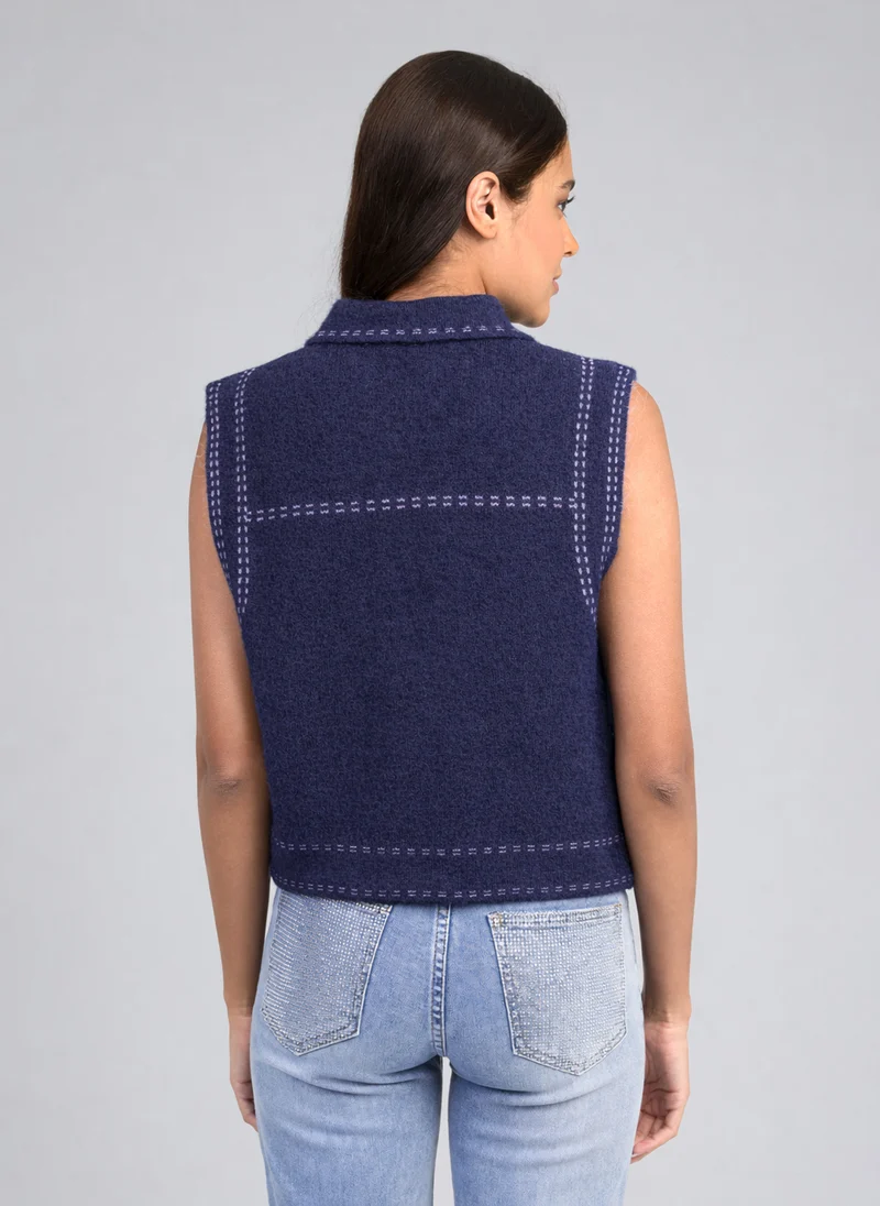 GILET LEWAYNE marine