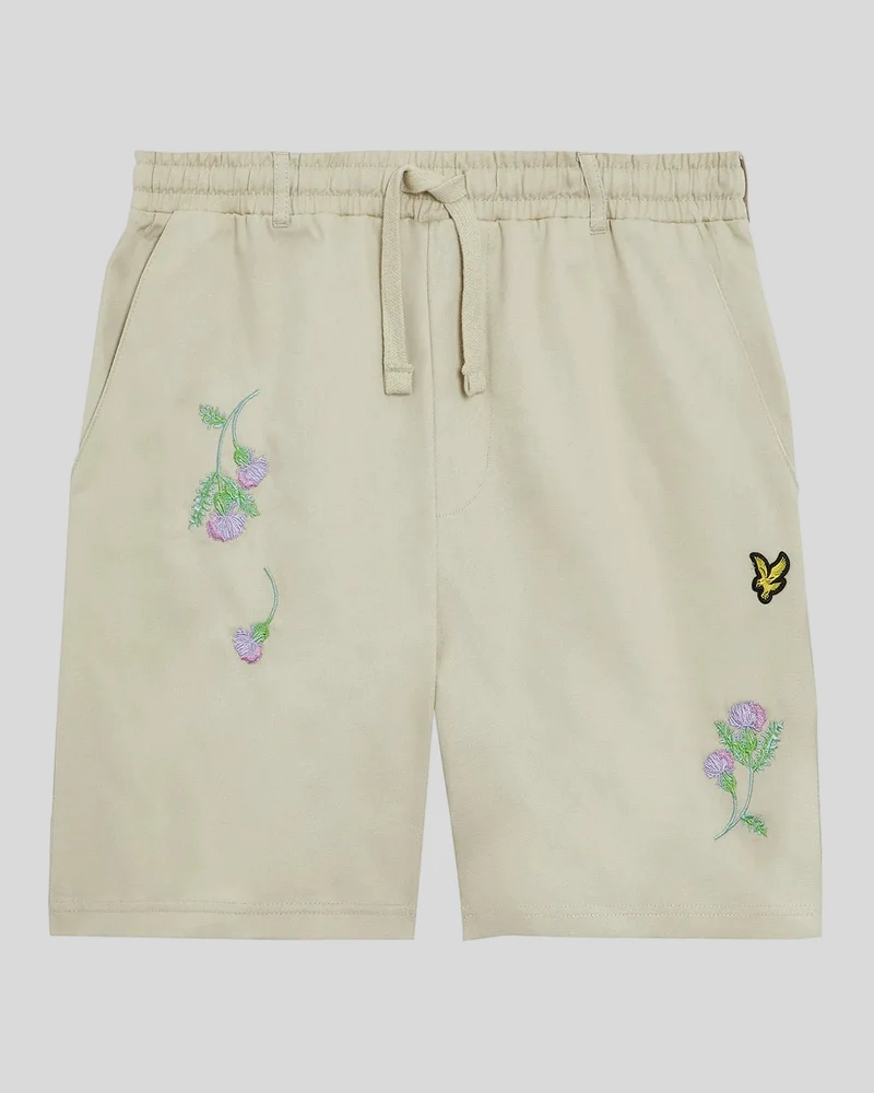 Thistle Club Embroidered Shorts