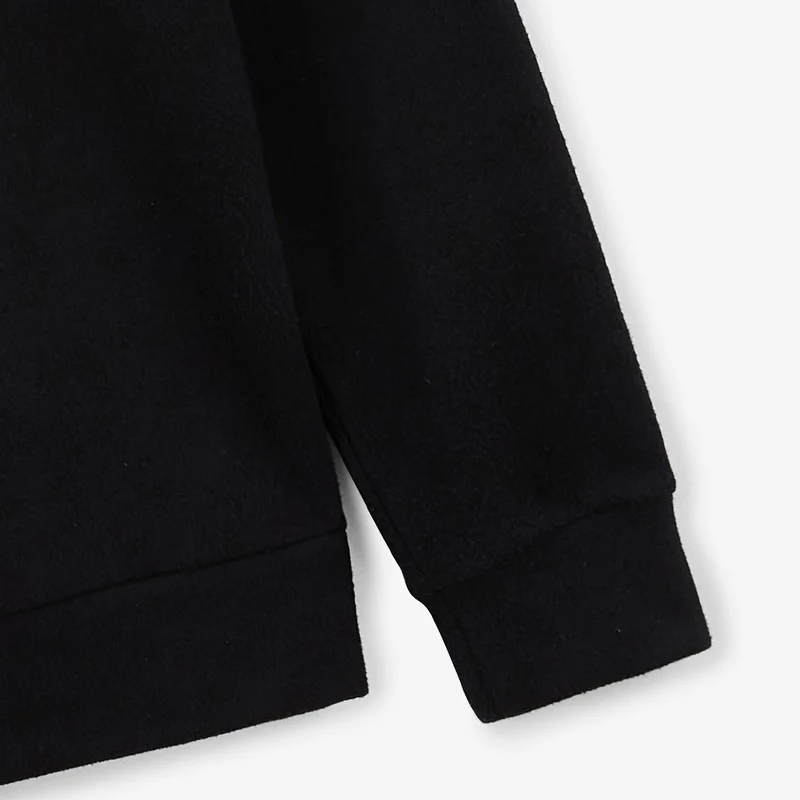 Sweat zippé avec col polo Souleman noir SBPLAY
