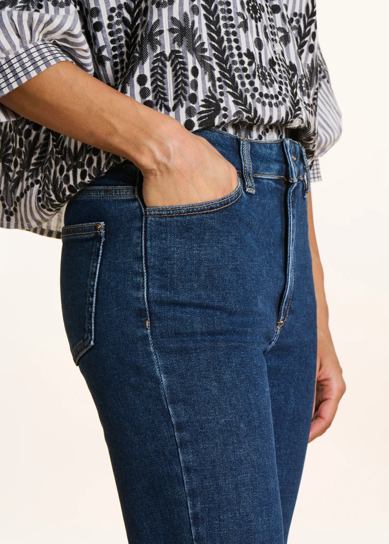 Jean cropped en coton biologique