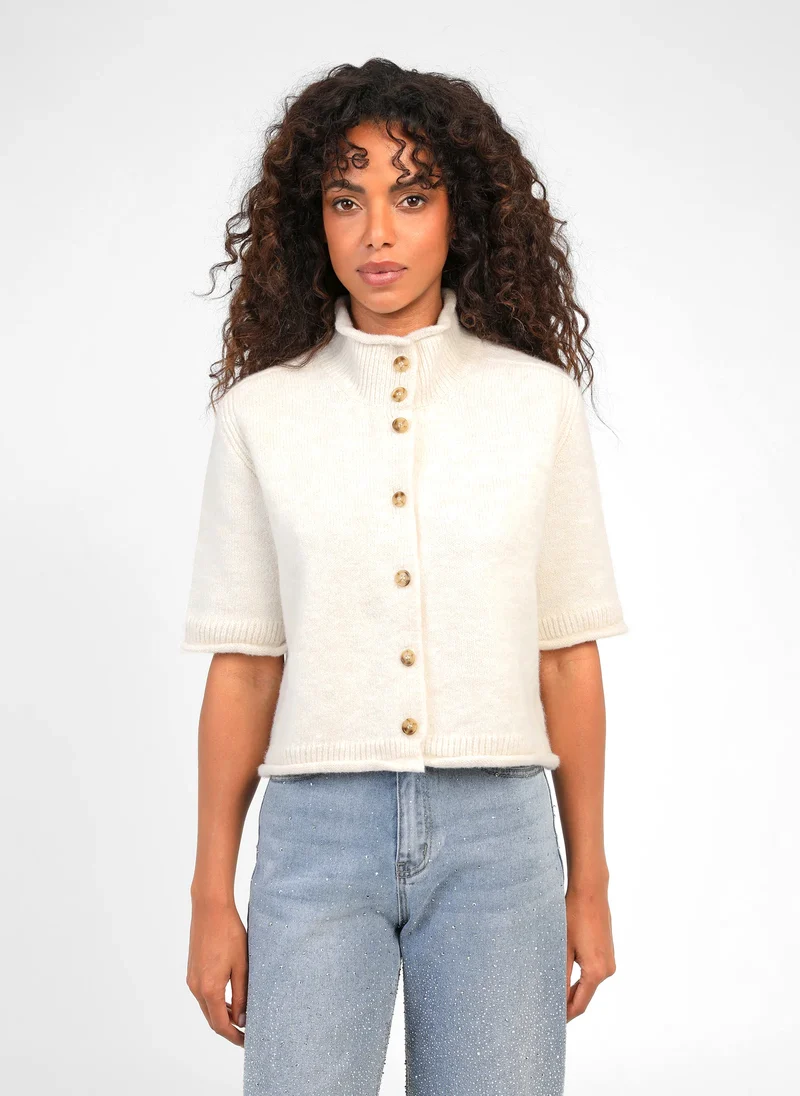 GILET LELYA ecru