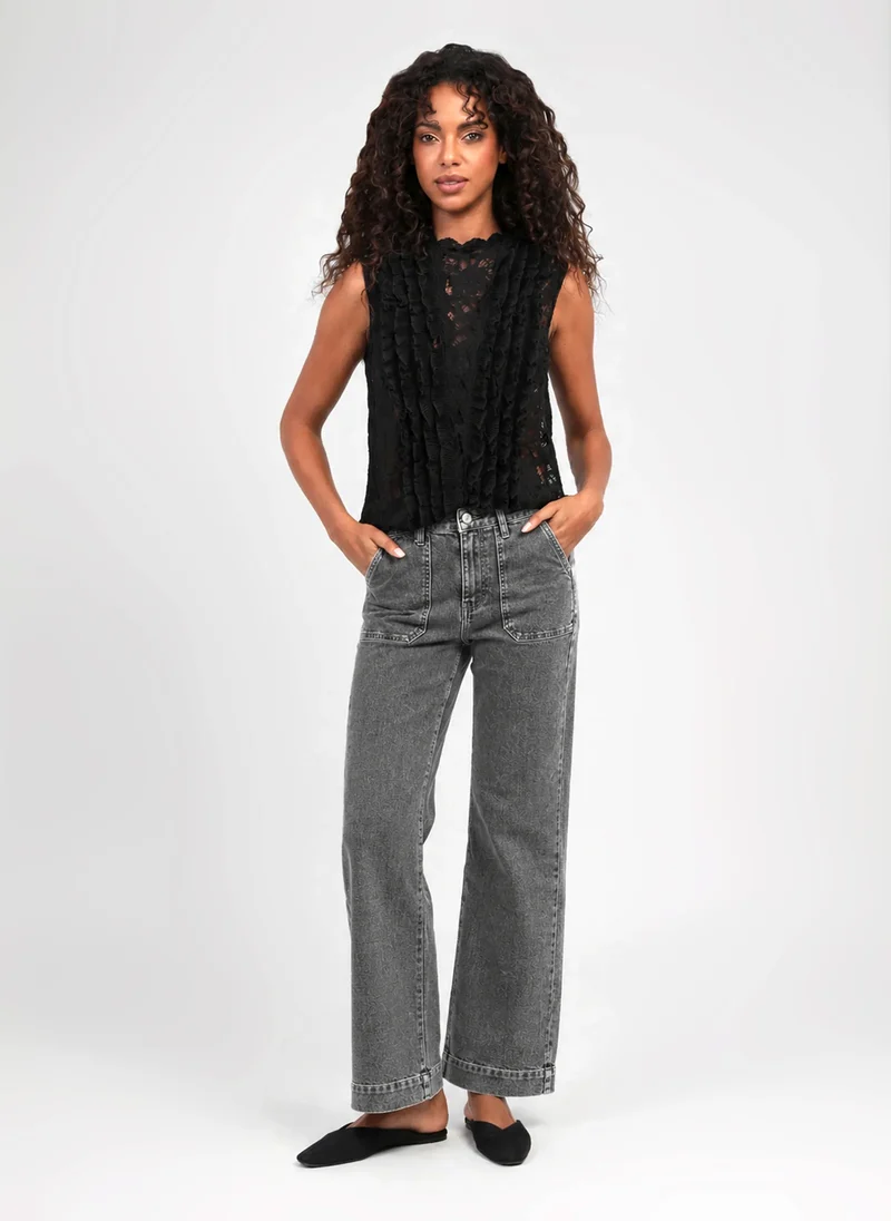 PANTALON PARMY JEAN anthracite