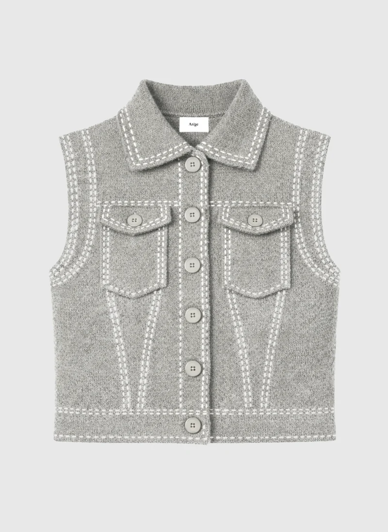 GILET LEWAYNE gris