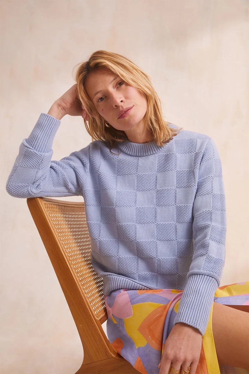 Pull Hélios Bleu Nuage