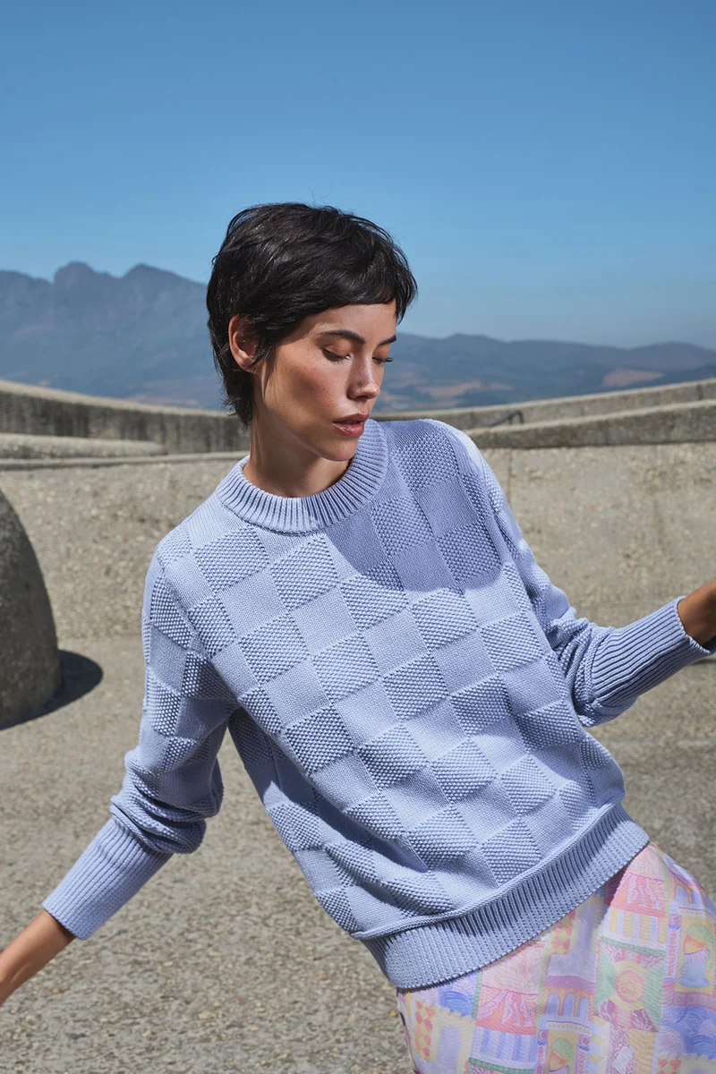 Pull Hélios Bleu Nuage