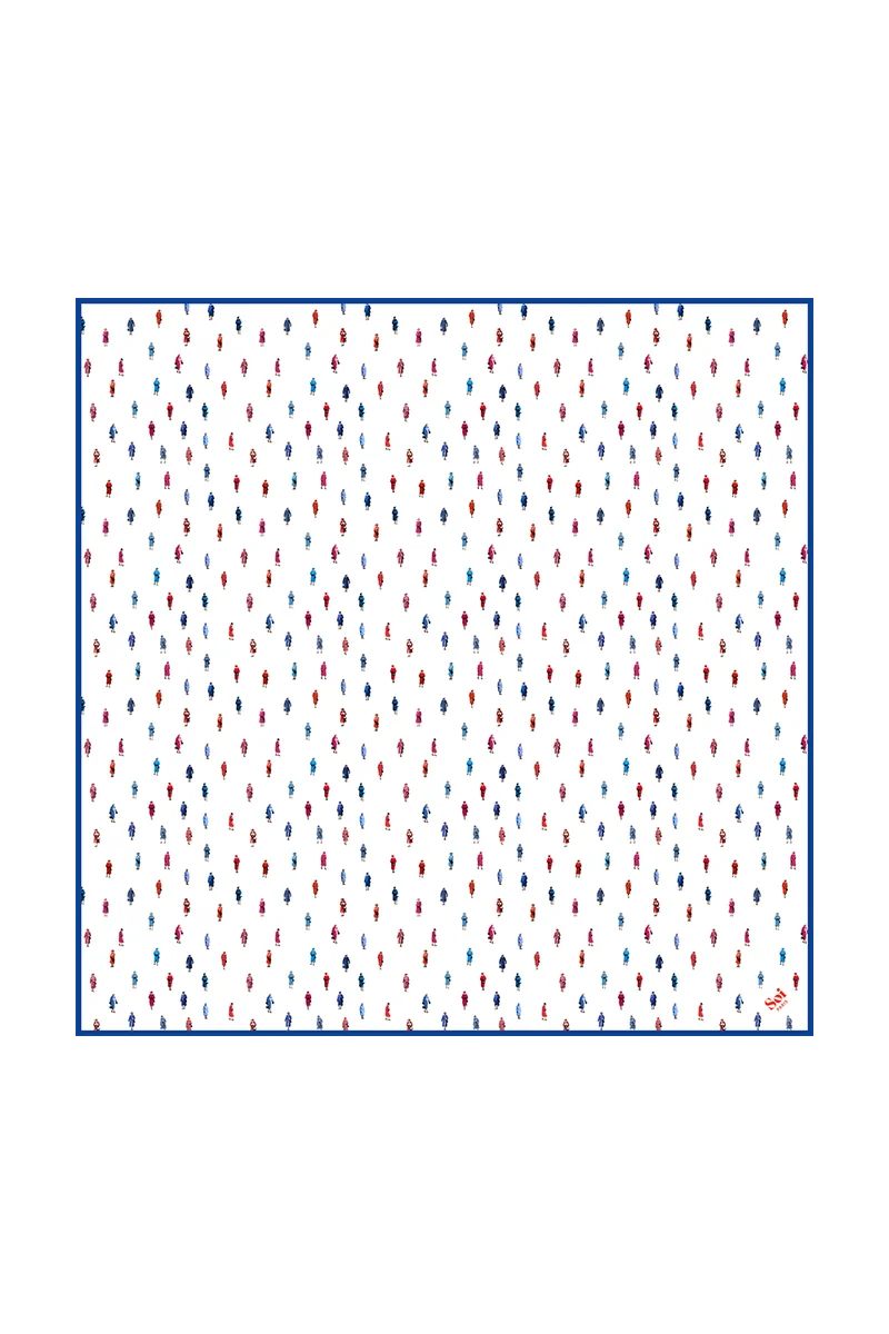 Foulard en soie Reine Elisabeth
