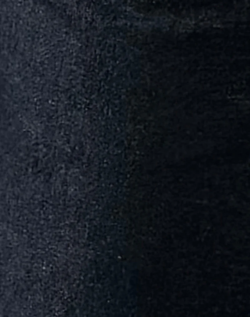 Jean bootcut taille basse, couleur indigo