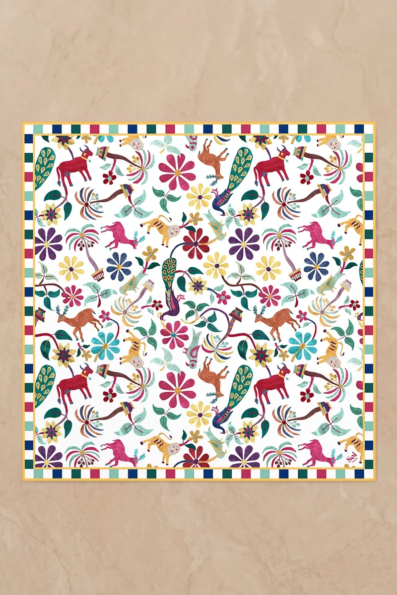 Foulard en soie Jaipur