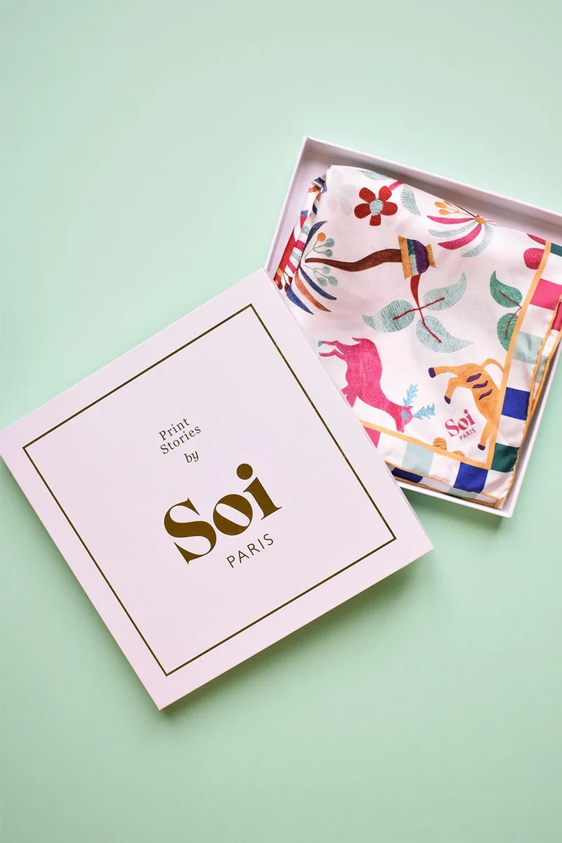 Foulard en soie Jaipur
