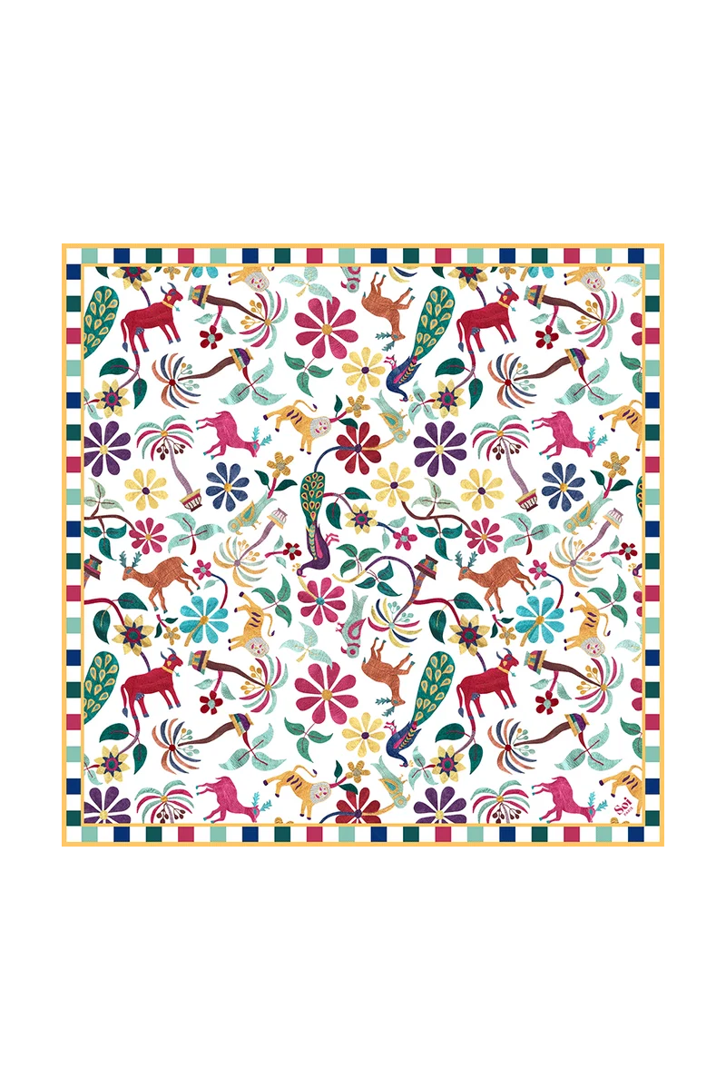 Foulard en soie Jaipur