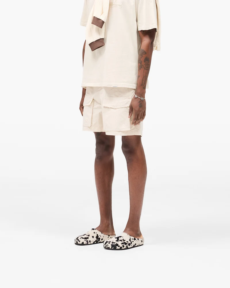 Front Pocket Cargo Short - Champagne