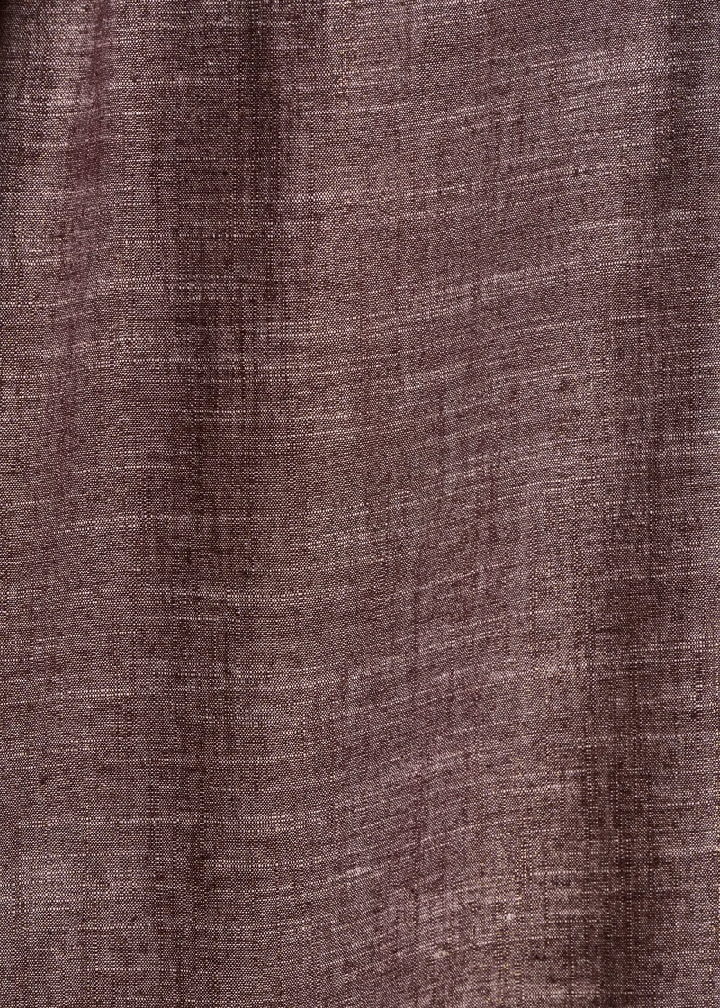 Pantalon marron irisé large 7/8ème