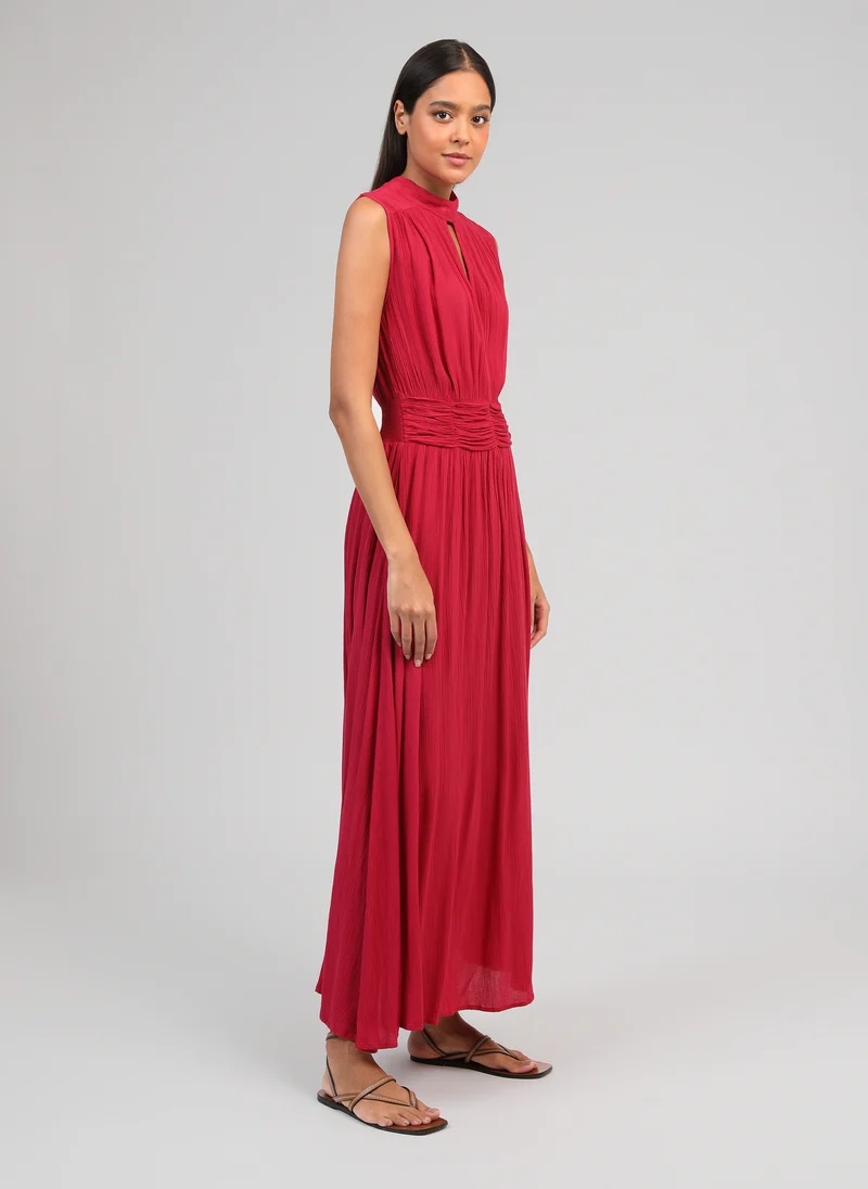 ROBE LONGUE ORLANY framboise