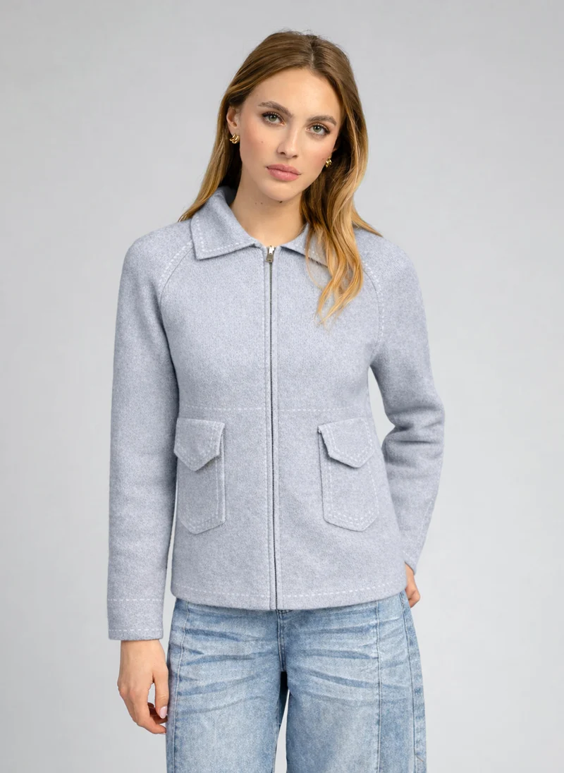 GILET NIBA gris