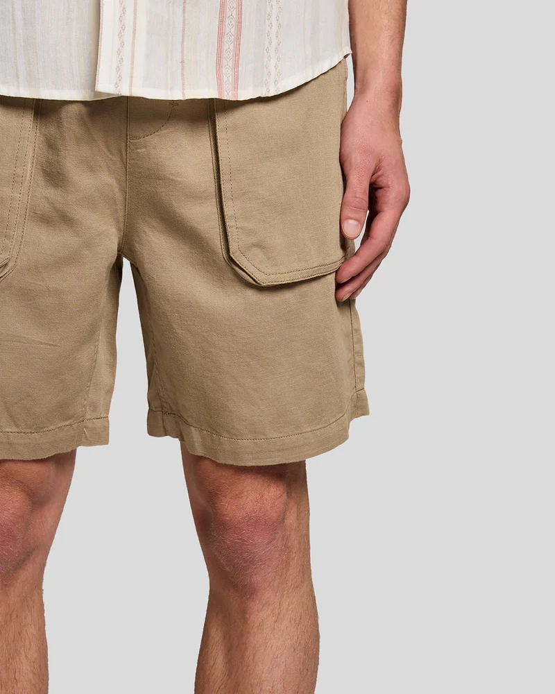 Linen Blend Shorts