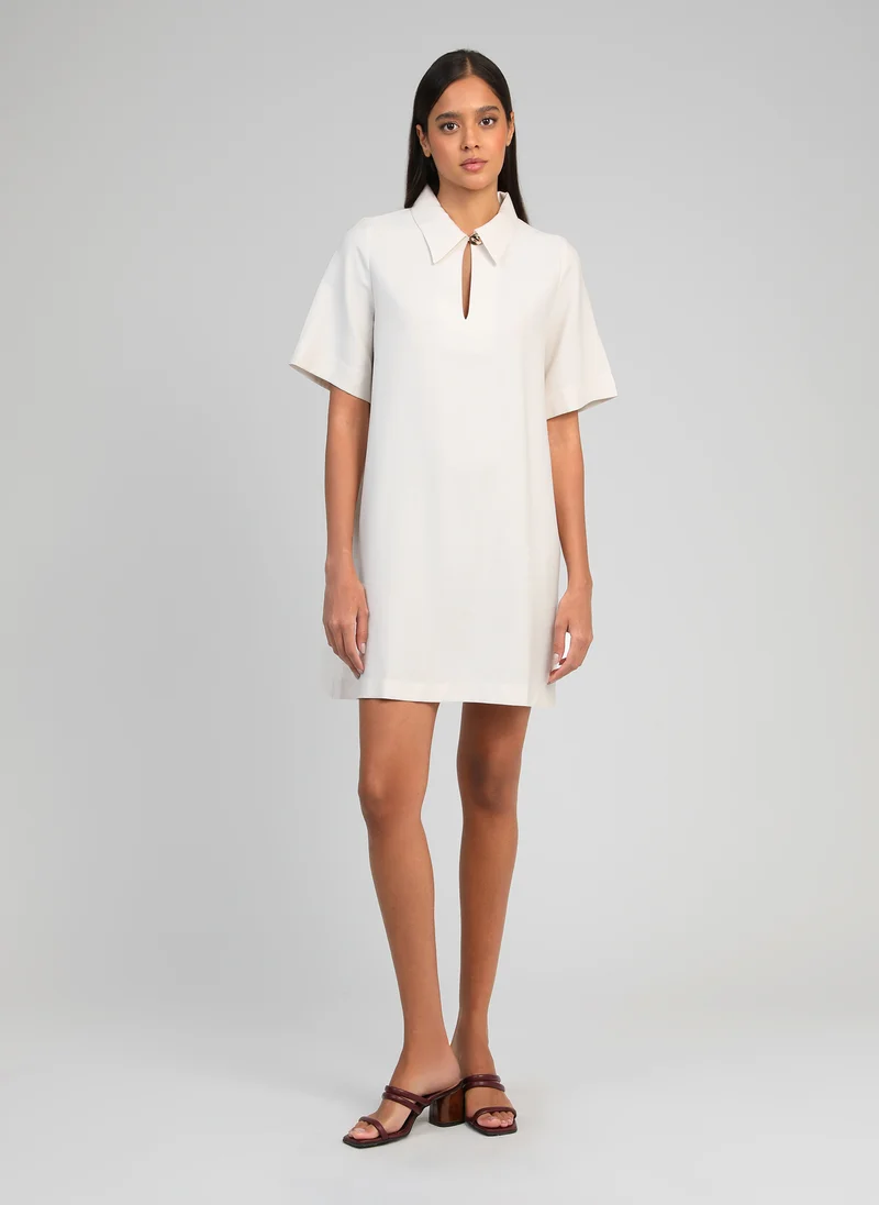 ROBE COURTE MAPAULA ecru