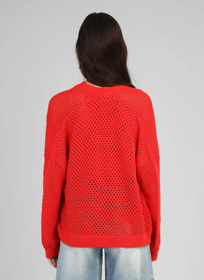 GILET VALERIO rouge
