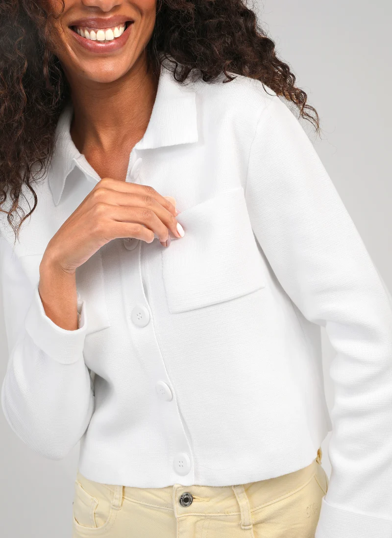 GILET LEVALIMANA blanc