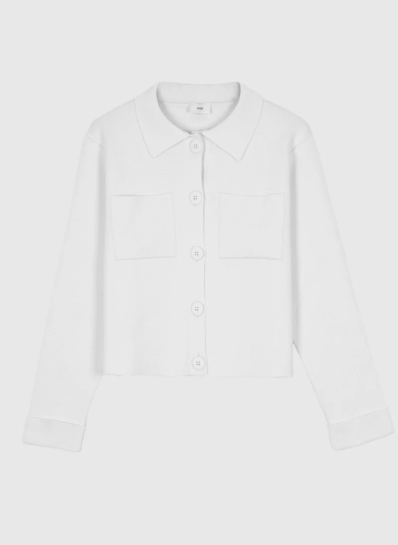 GILET LEVALIMANA blanc