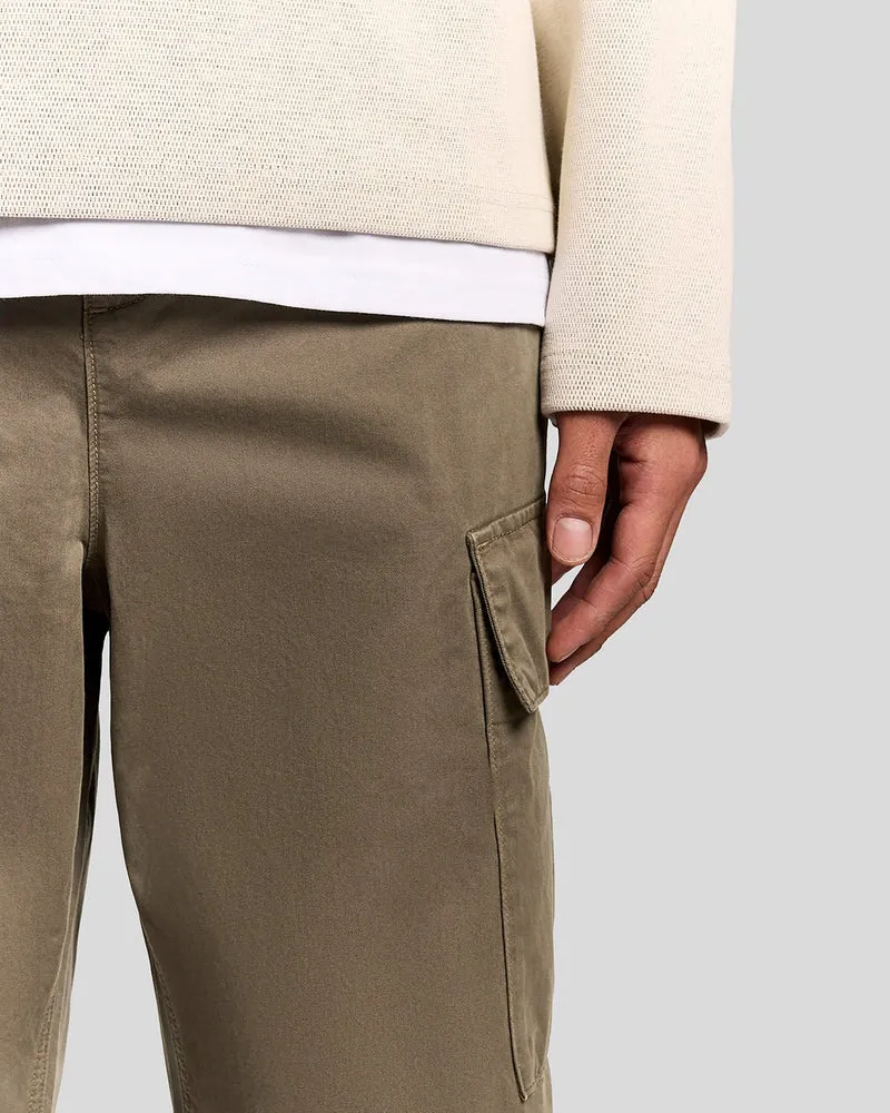 Cuffed Cargo Trousers
