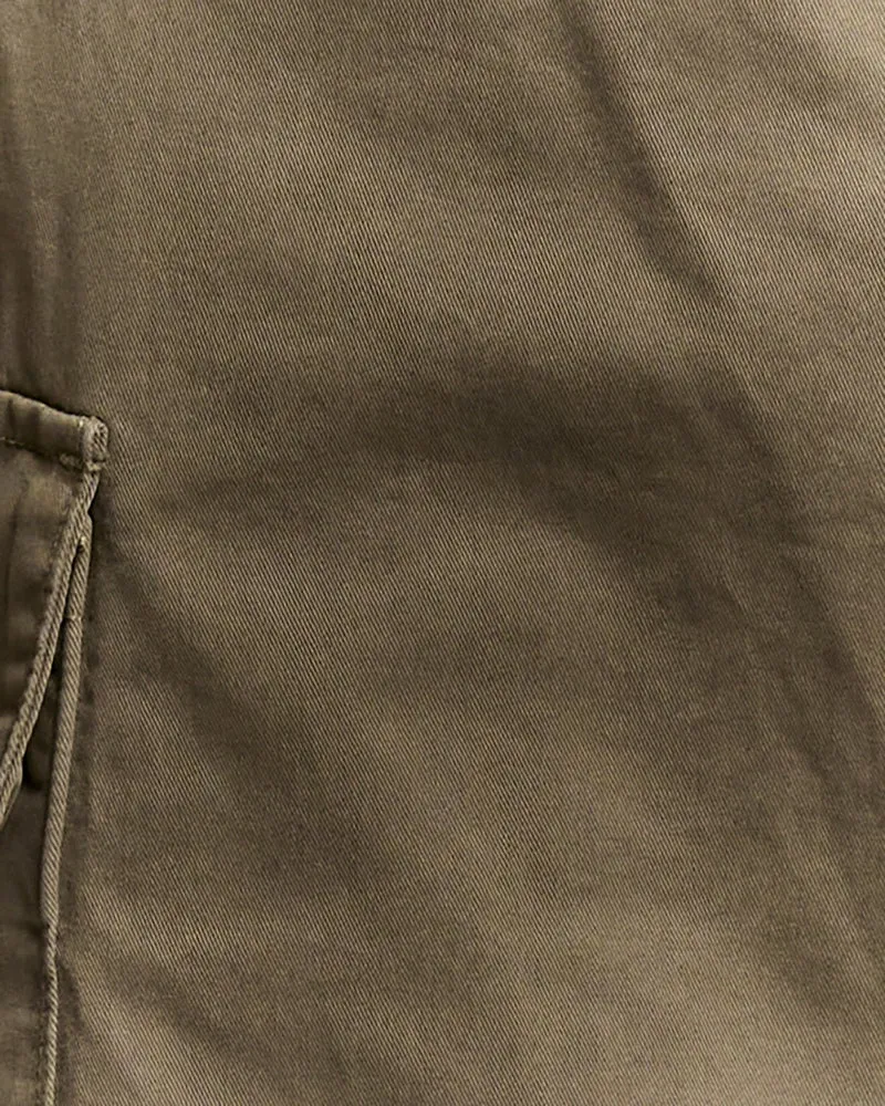Cuffed Cargo Trousers
