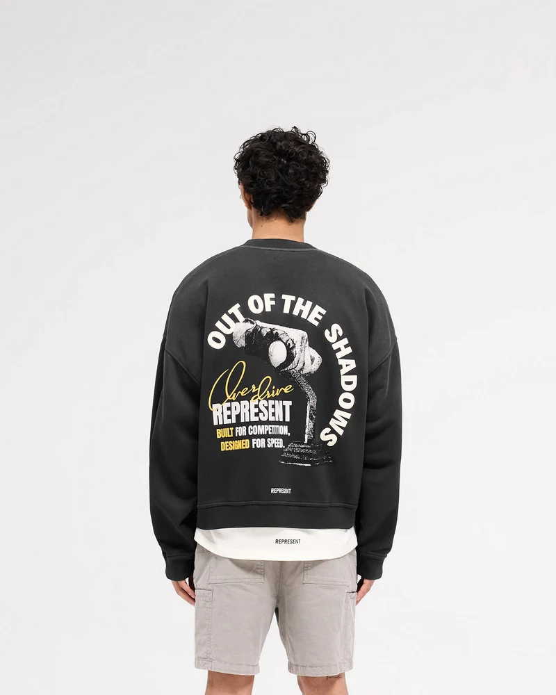 Out Of The Shadows Sweater - Stained Black