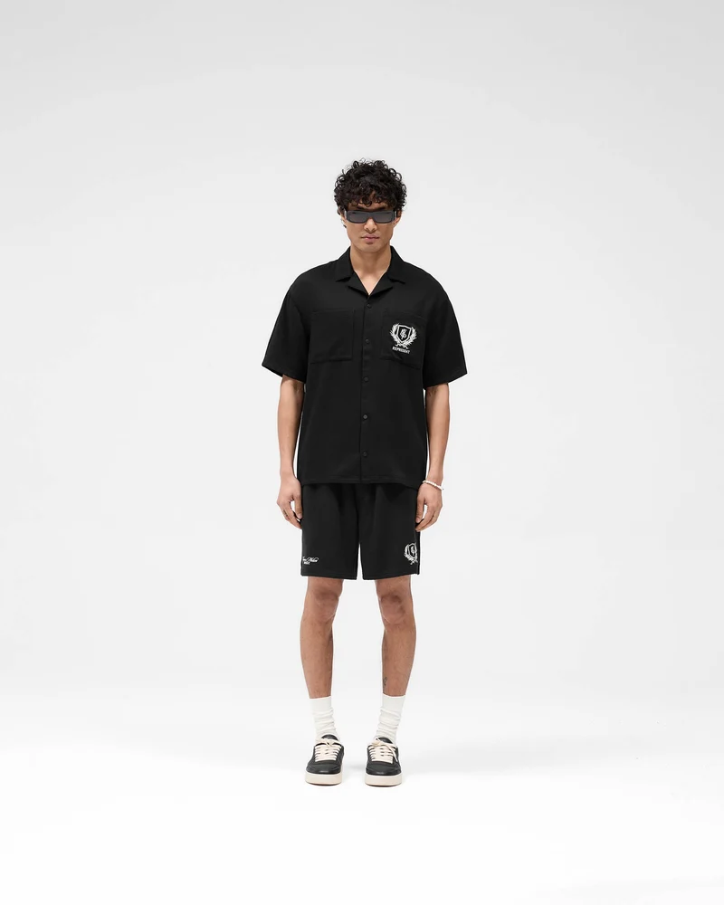Represent Crest Short - Jet Black