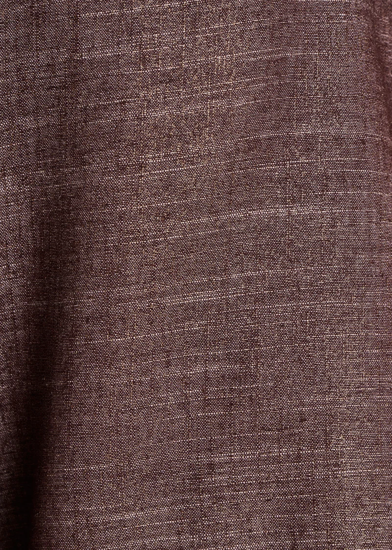 Pantalon large marron irisé avec ceinture à nouer