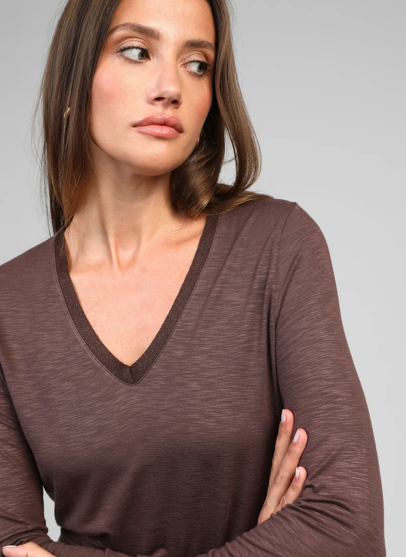 T-SHIRT TENIO choco