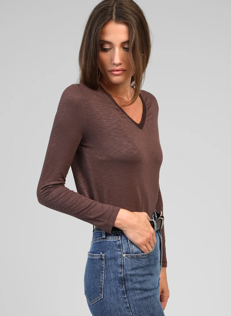 T-SHIRT TENIO choco