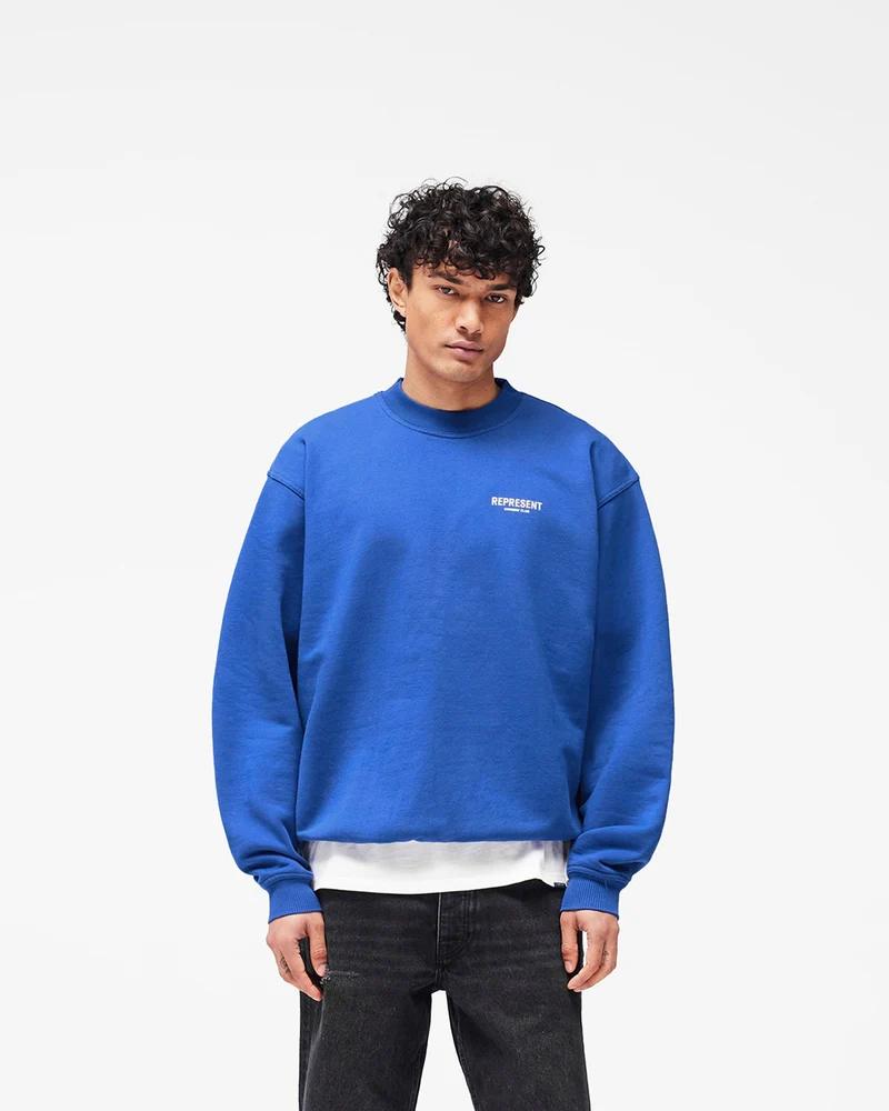 Represent Owners Club Sweater - Cobalt